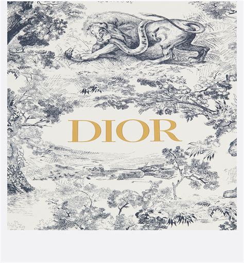 Dior toile de jouy notebook